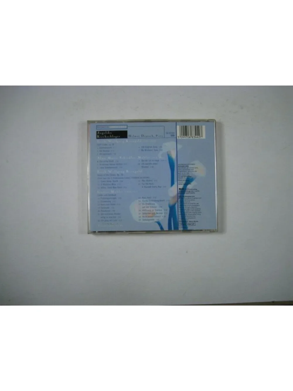 Angelika Kirchschlager Mahler Korngold Deutsch Piano CD Album Classical